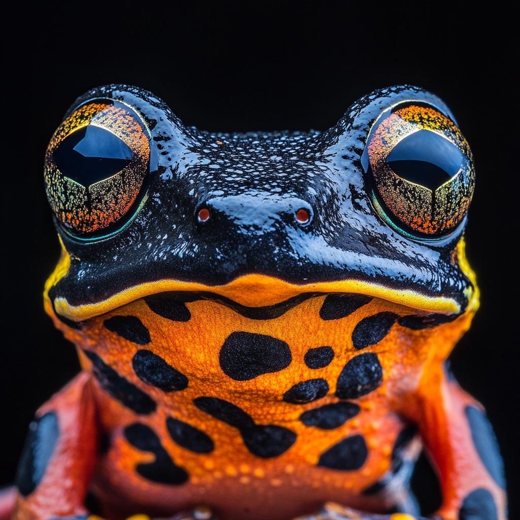 Colorful poison dart frog